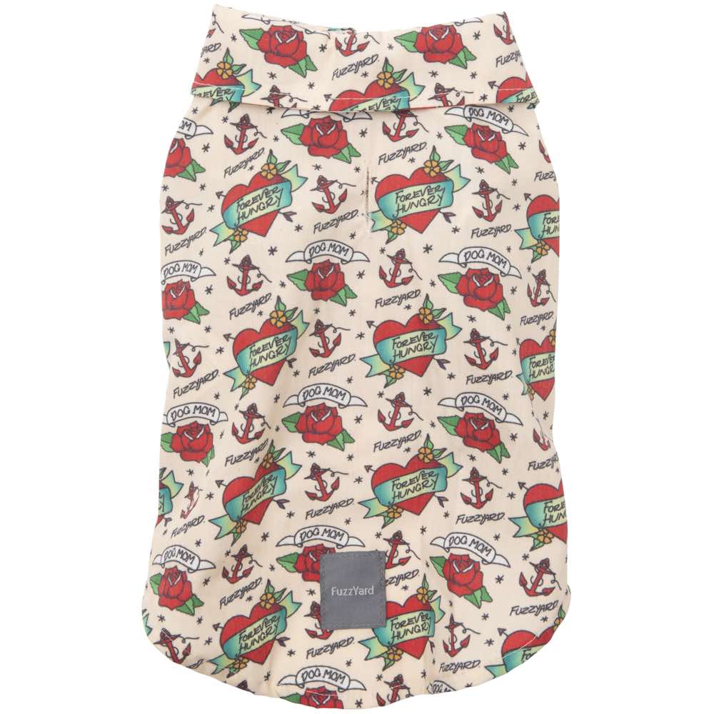 FuzzYard Button Up Shirt For Dogs (Ink'd Up)