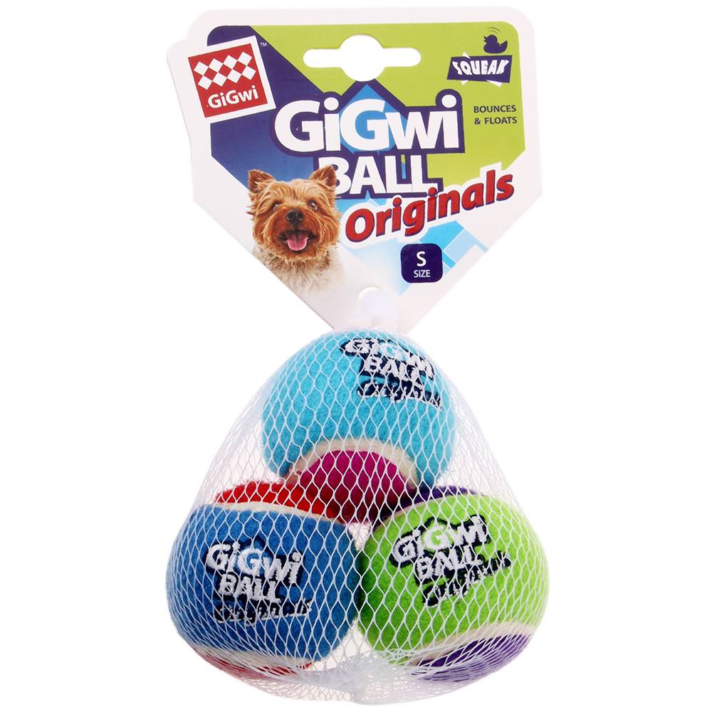 GiGwi Originals Ball Dog Toys 3-Pack (Small)