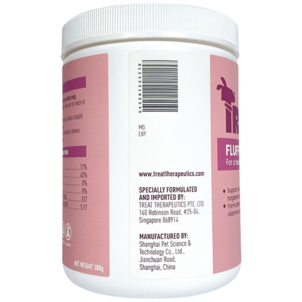 Treat Therapeutics Fluffy + Full Coat Dog Supplement 300g