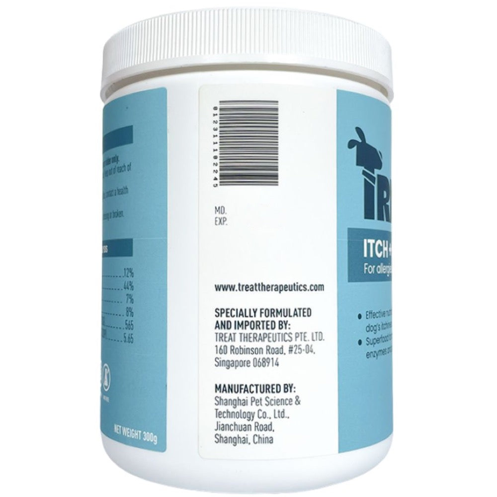 Treat Therapeutics Itch + Scratch Skin Dog Supplement 300g